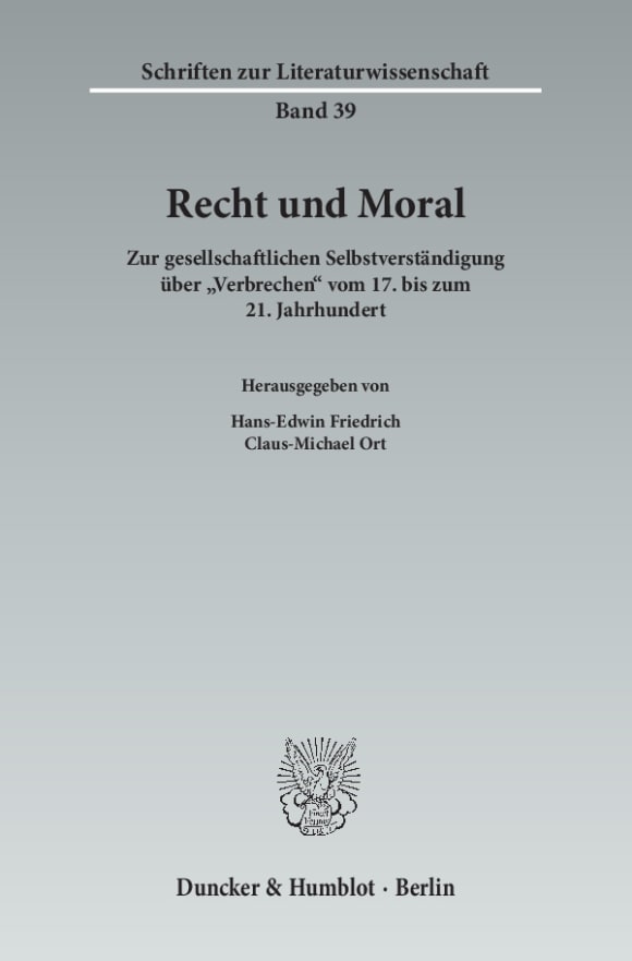 Cover Recht und Moral