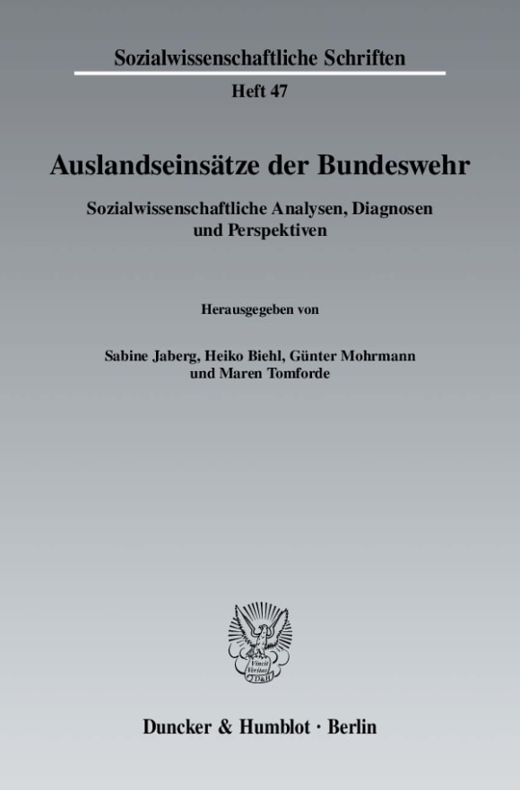 Cover Auslandseinsätze der Bundeswehr