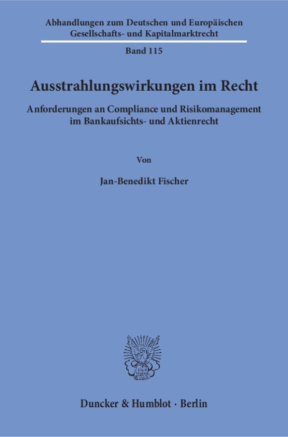 Cover Ausstrahlungswirkungen im Recht