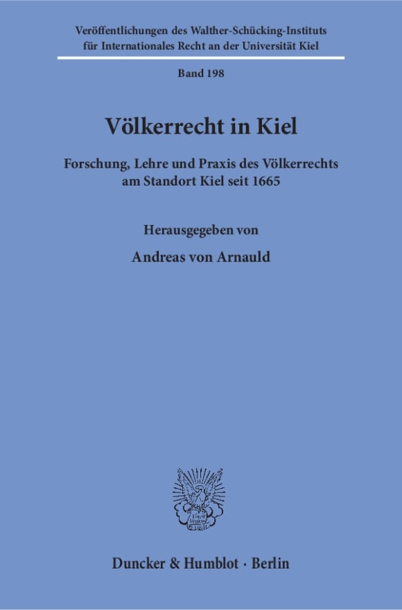 Cover Völkerrecht in Kiel