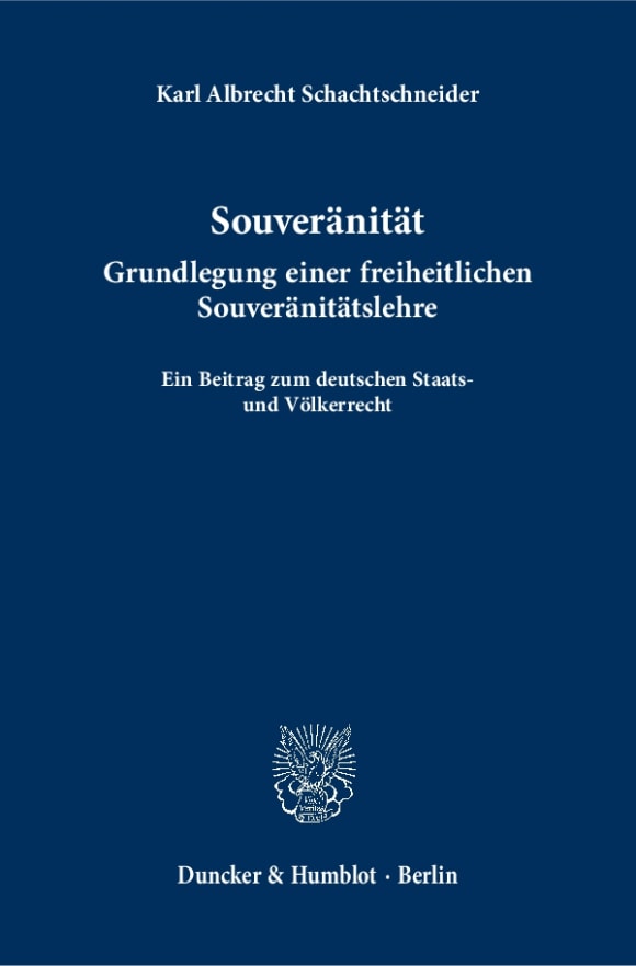 Cover Souveränität