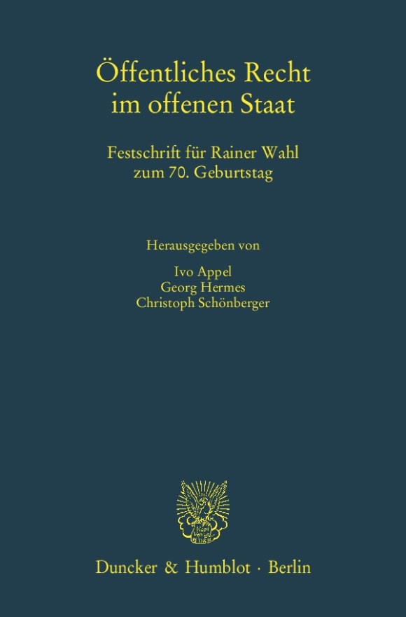 Cover Öffentliches Recht im offenen Staat