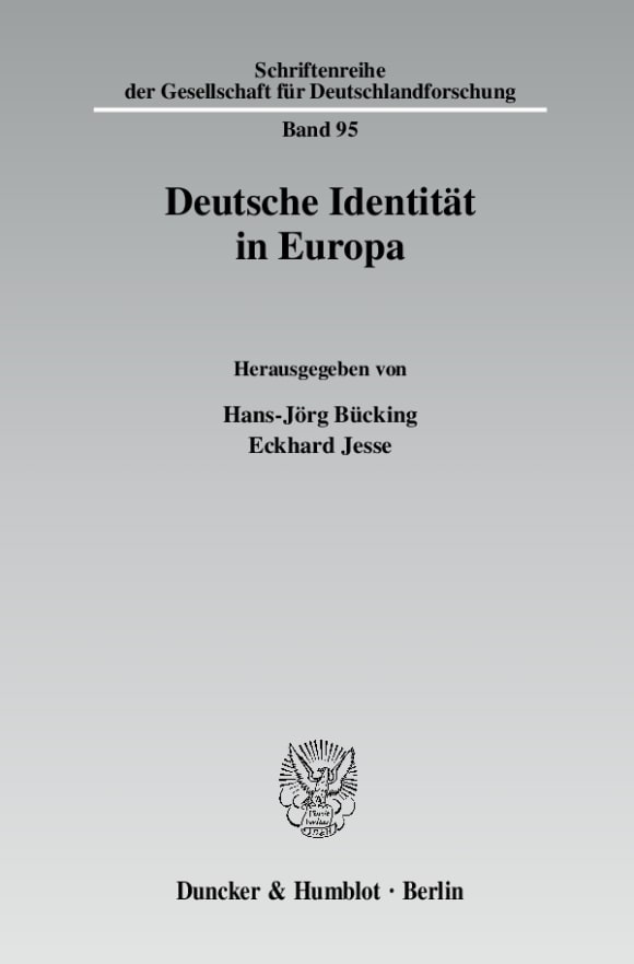 Cover Deutsche Identität in Europa