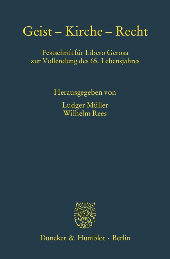 Cover Geist – Kirche – Recht