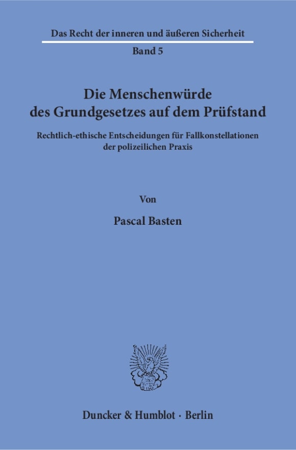 Cover Die Menschenwürde des Grundgesetzes auf dem Prüfstand