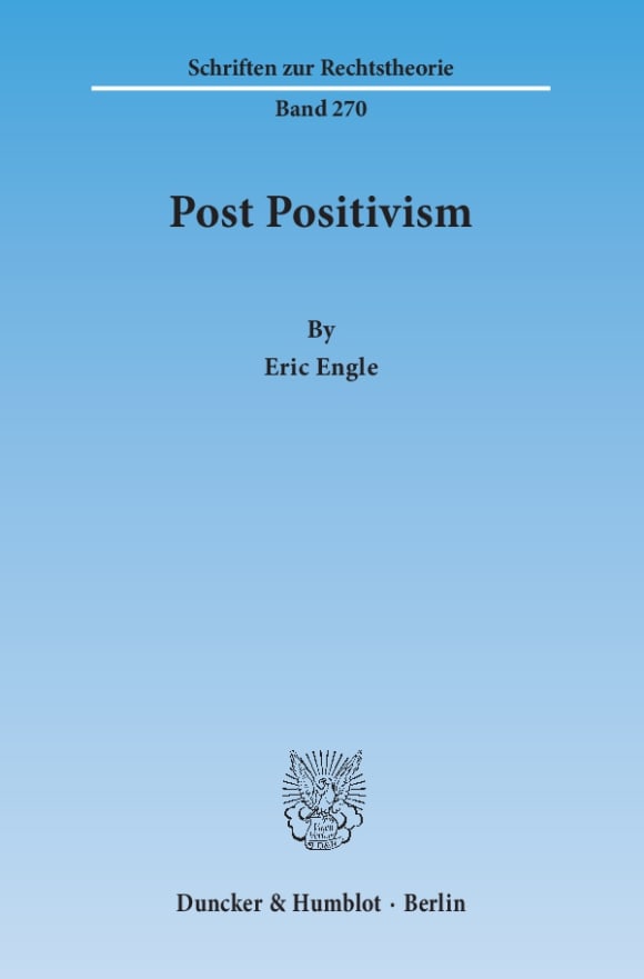 Cover Post Positivism