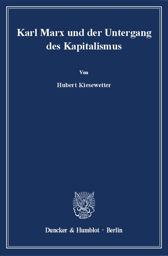 Cover Karl Marx und der Untergang des Kapitalismus