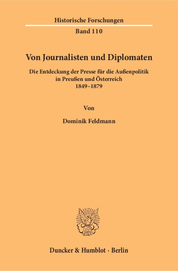 Cover Von Journalisten und Diplomaten