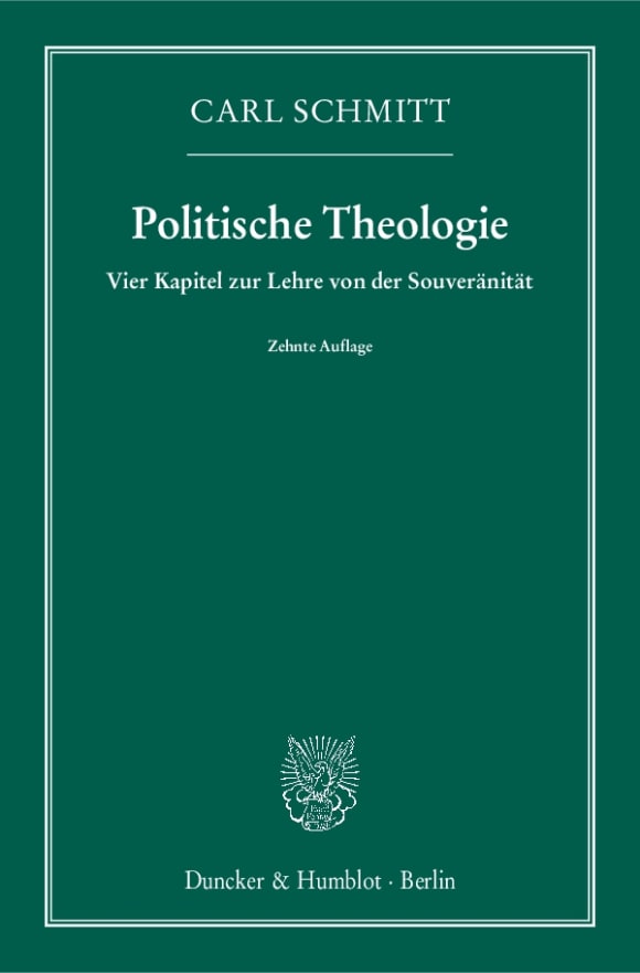 Cover Politische Theologie