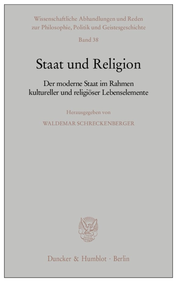 Cover Staat und Religion