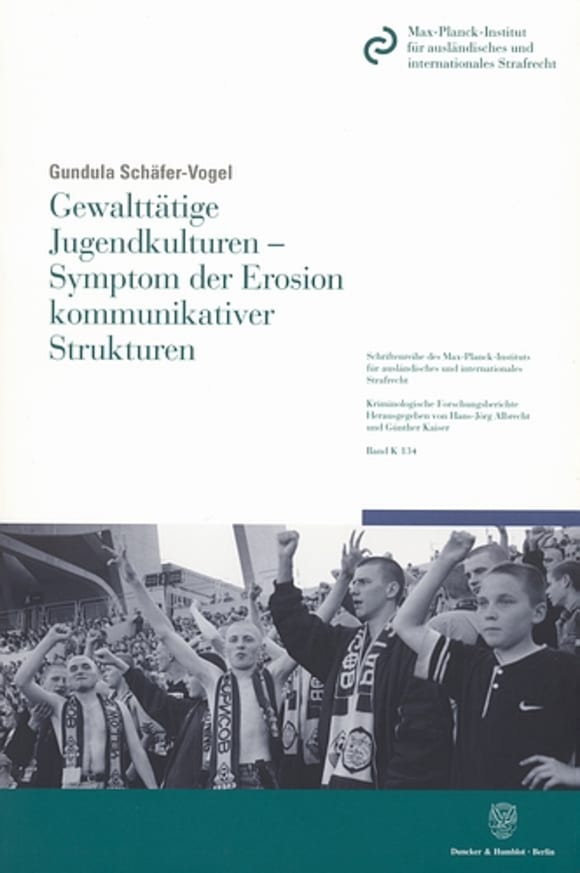 Cover Gewalttätige Jugendkulturen - Symptom der Erosion kommunikativer Strukturen