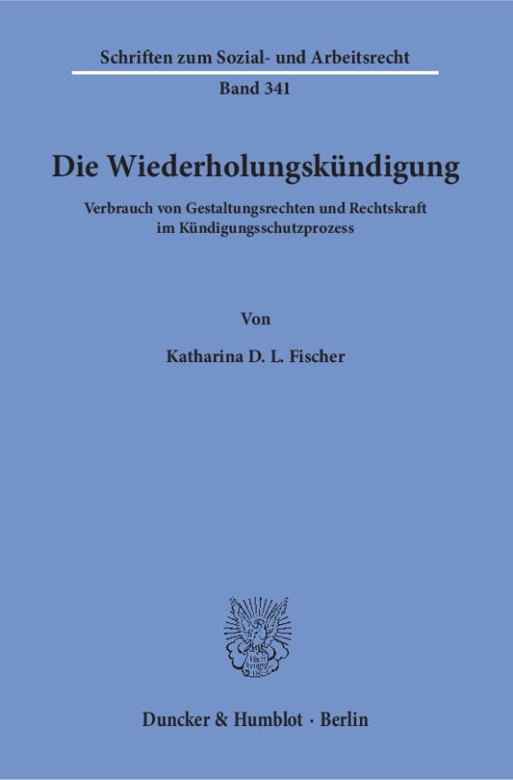 Cover Die Wiederholungskündigung