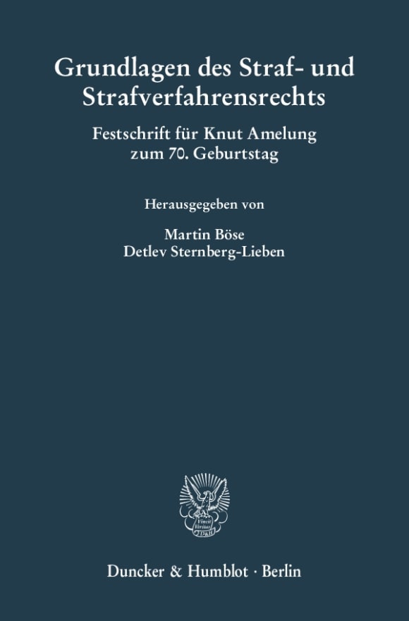 Cover Grundlagen des Straf- und Strafverfahrensrechts