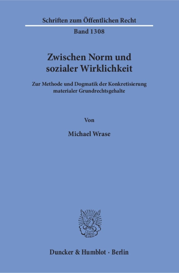 Cover Zwischen Norm und sozialer Wirklichkeit