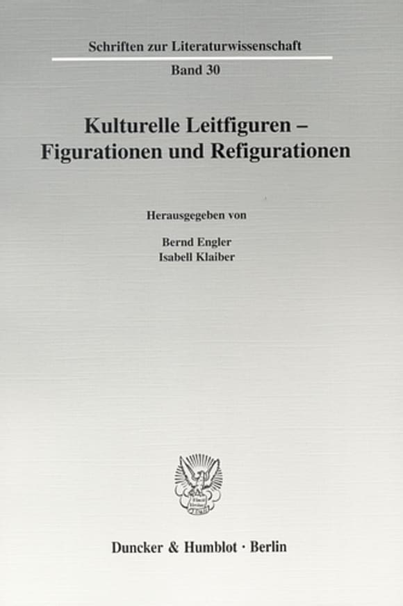 Cover Kulturelle Leitfiguren - Figurationen und Refigurationen