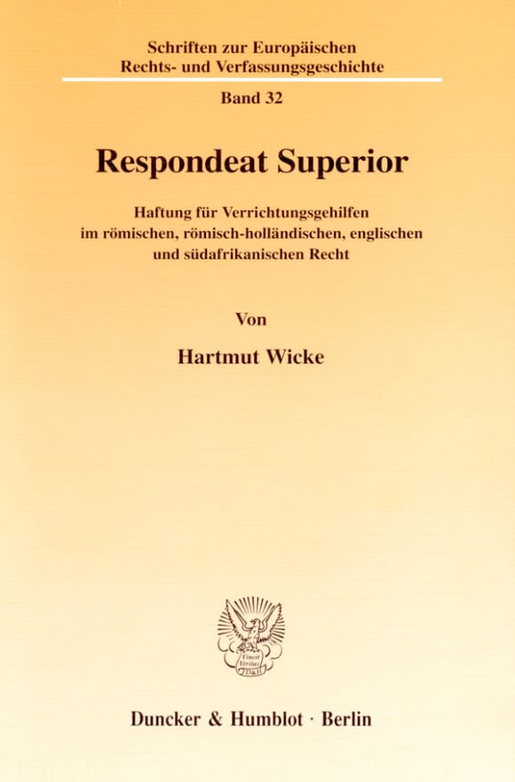 Cover Respondeat Superior