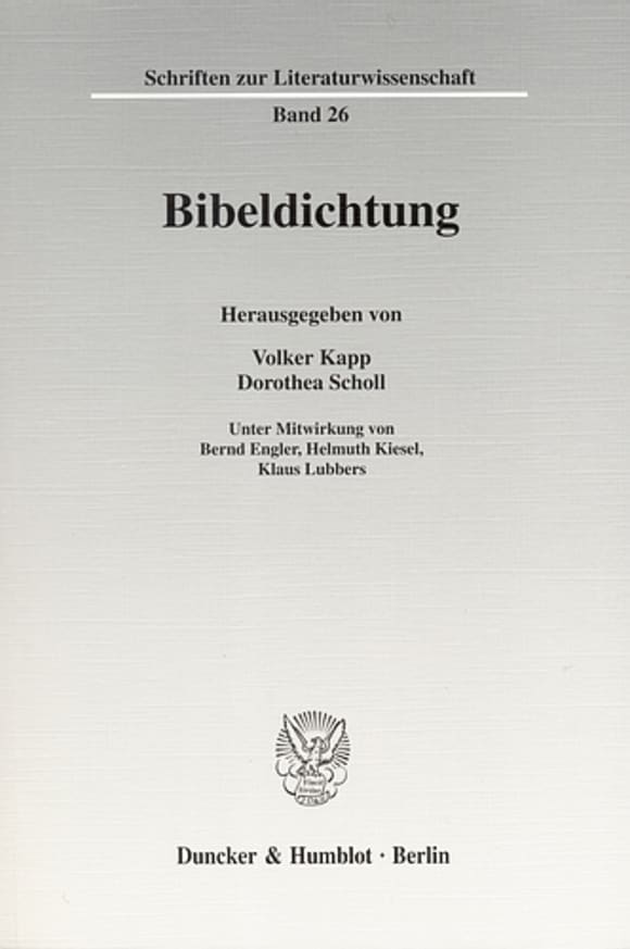 Cover Bibeldichtung