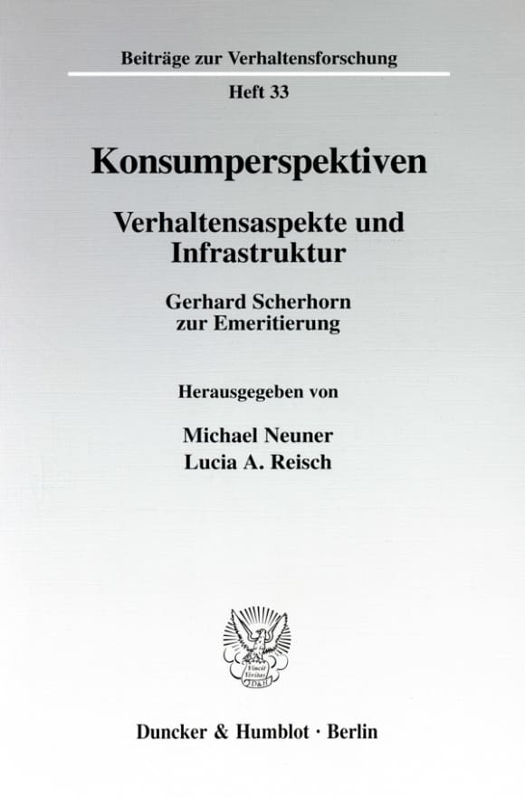 Cover Konsumperspektiven