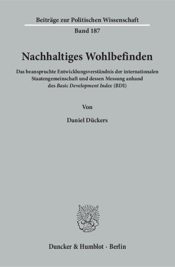 Cover Nachhaltiges Wohlbefinden