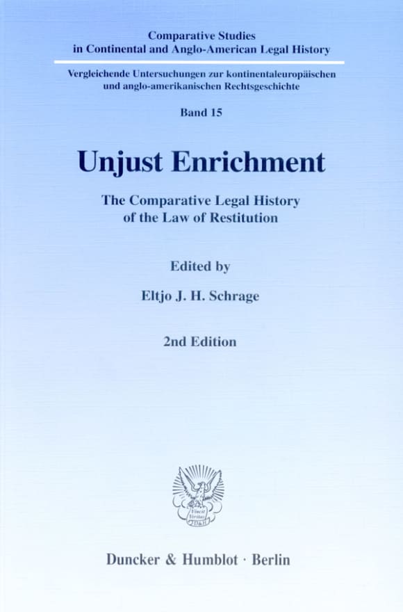 Cover Unjust Enrichment