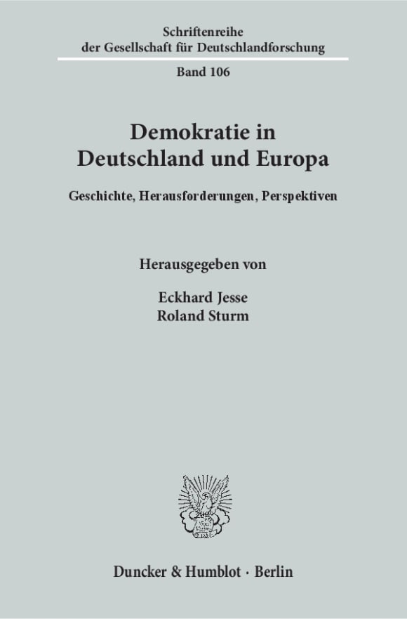 Cover Demokratie in Deutschland und Europa