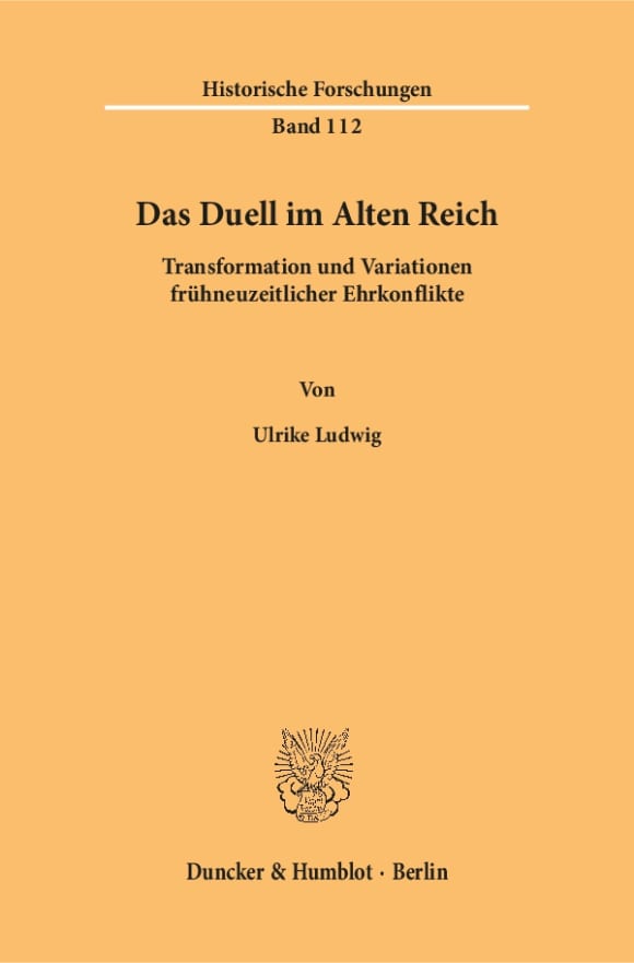 Cover Das Duell im Alten Reich