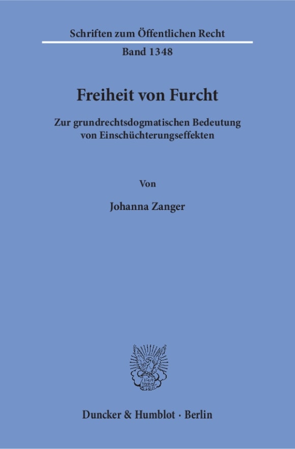 Cover Freiheit von Furcht