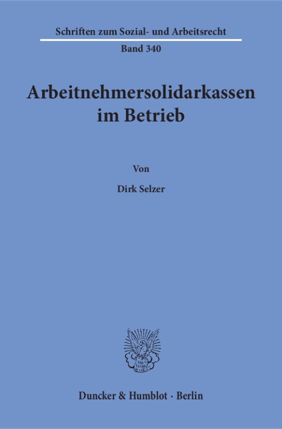 Cover Arbeitnehmersolidarkassen im Betrieb