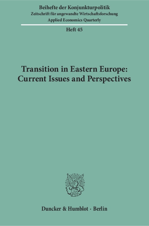 Cover Transition in Eastern Europe: Current Issues and Perspectives