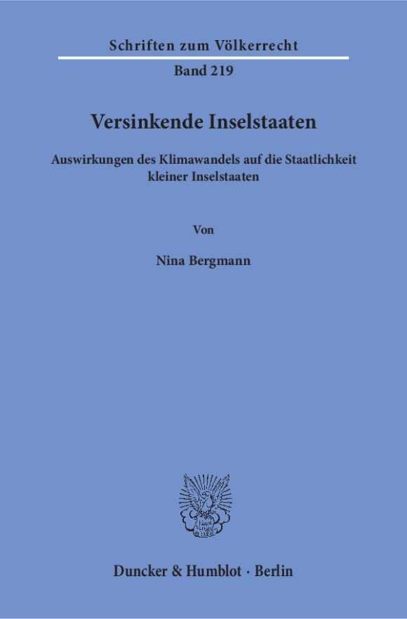 Cover Versinkende Inselstaaten