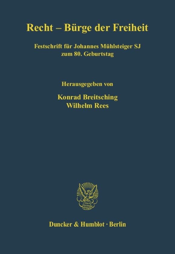 Cover Recht - Bürge der Freiheit