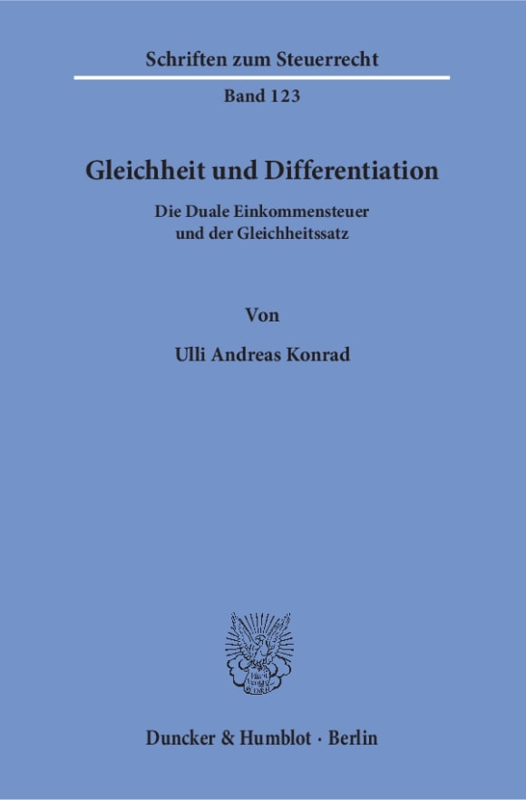 Cover Gleichheit und Differentiation