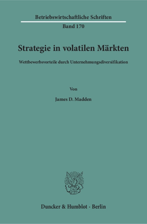 Cover Betriebswirtschaftliche Schriften (BWS)