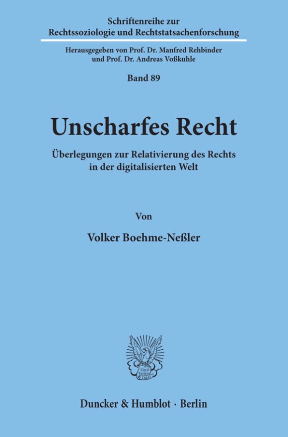 Cover Unscharfes Recht