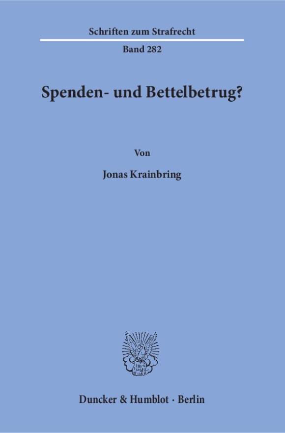 Cover Spenden- und Bettelbetrug?