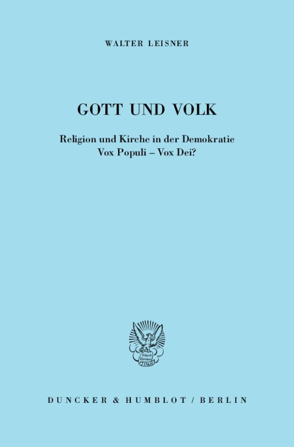 Cover Gott und Volk