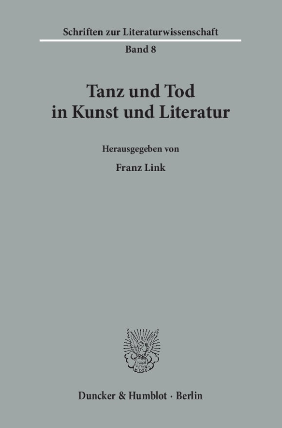 Cover Tanz und Tod in Kunst und Literatur