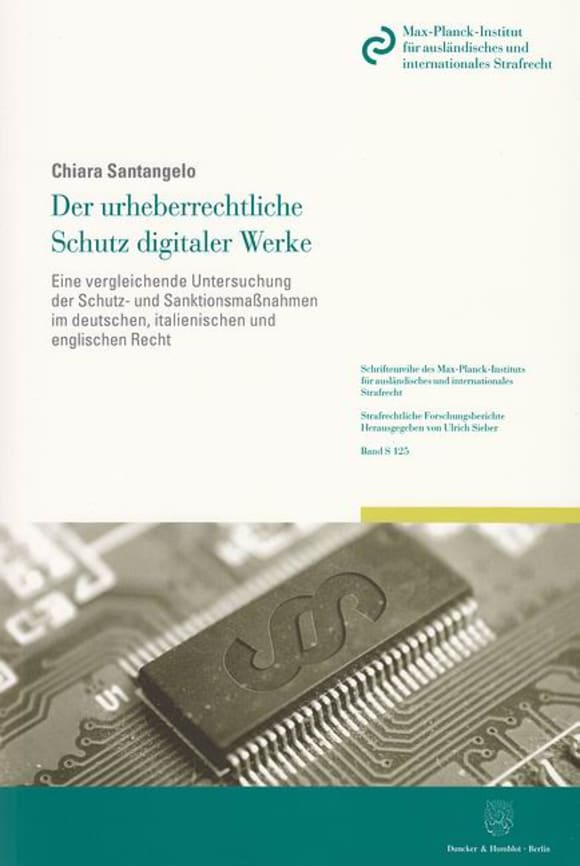 Cover Der urheberrechtliche Schutz digitaler Werke