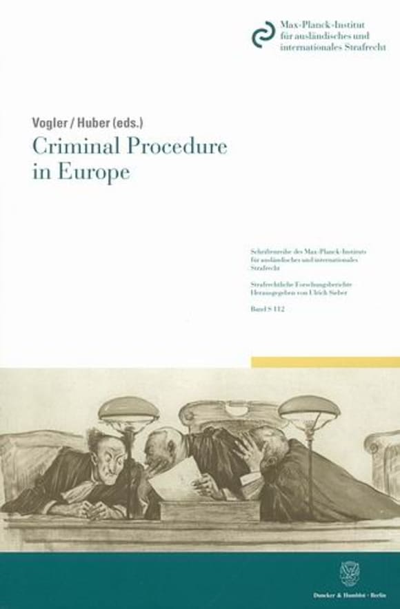 Cover Criminal Procedure in Europe