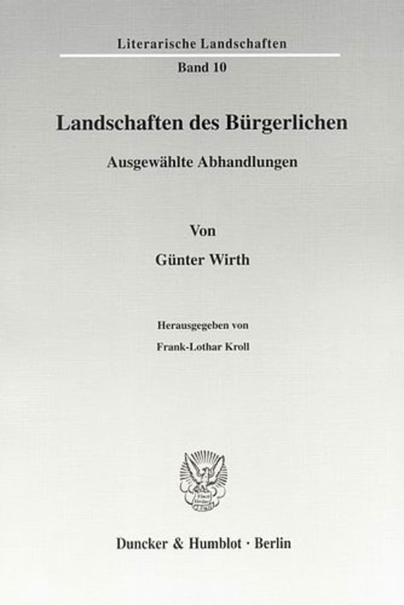 Cover Landschaften des Bürgerlichen