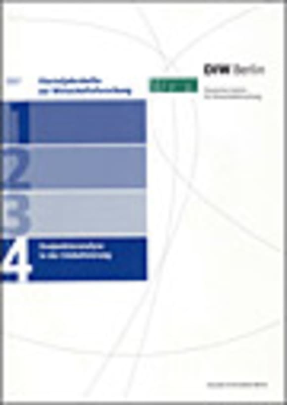 Cover Konjunkturanalyse in der Globalisierung (VJH 4/2007)