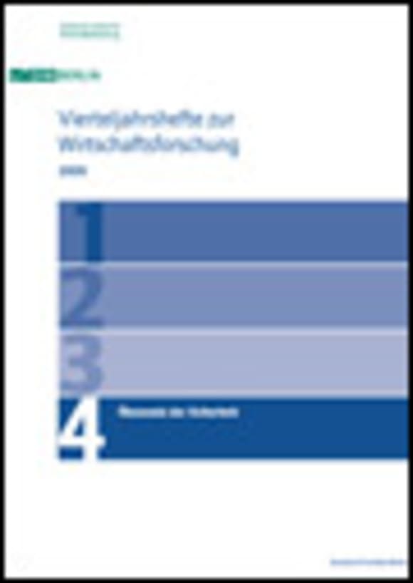 Cover Ökonomie der Sicherheit (VJH 4/2009)