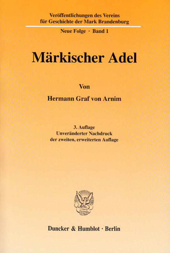 Cover Märkischer Adel