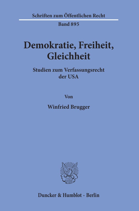 Cover Demokratie, Freiheit, Gleichheit