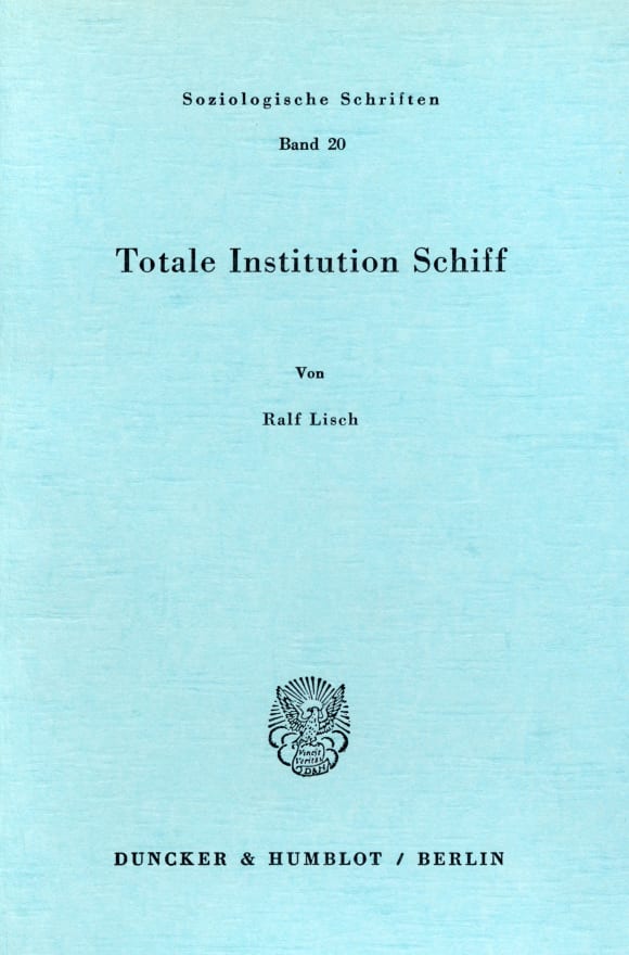 Cover Totale Institution Schiff