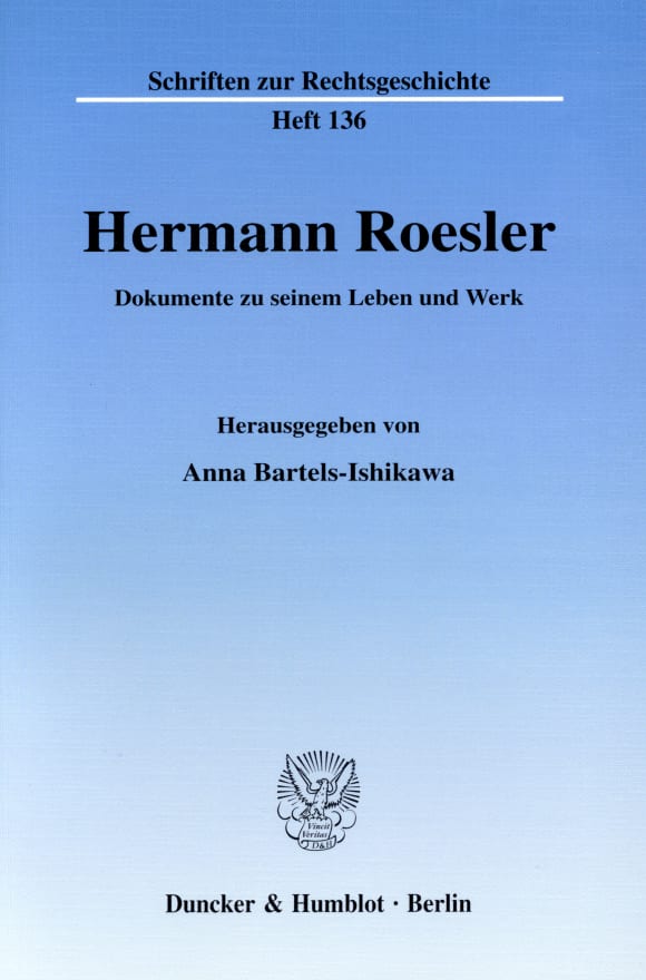 Cover Hermann Roesler