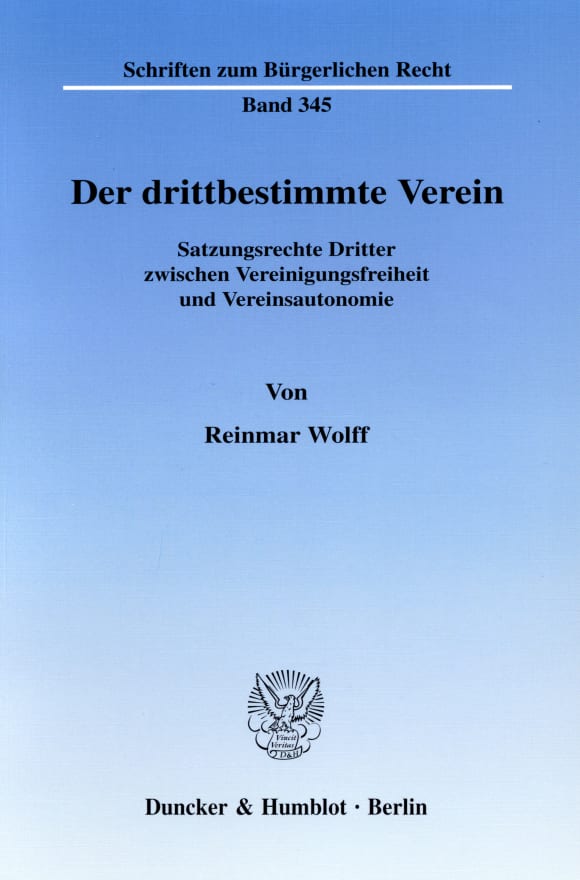 Cover Der drittbestimmte Verein