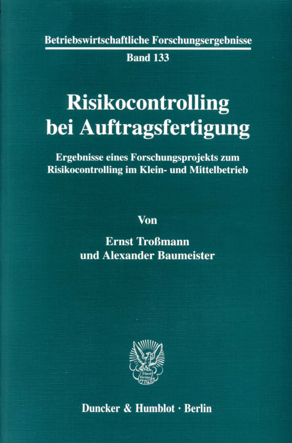 Cover Risikocontrolling bei Auftragsfertigung