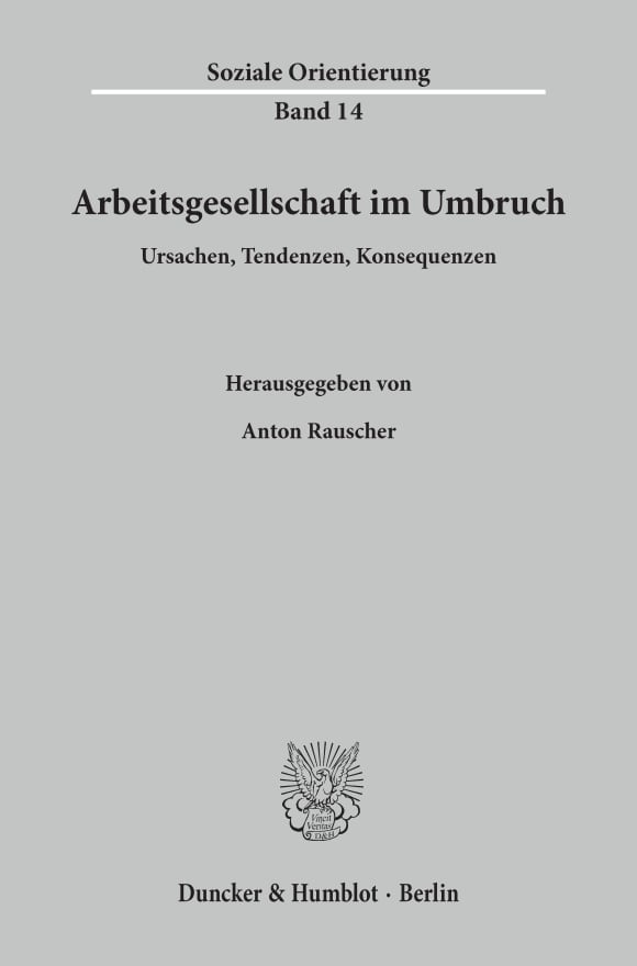 Cover Arbeitsgesellschaft im Umbruch