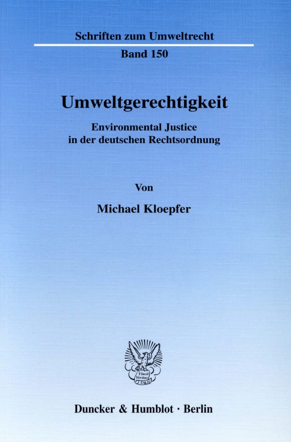 Cover Umweltgerechtigkeit